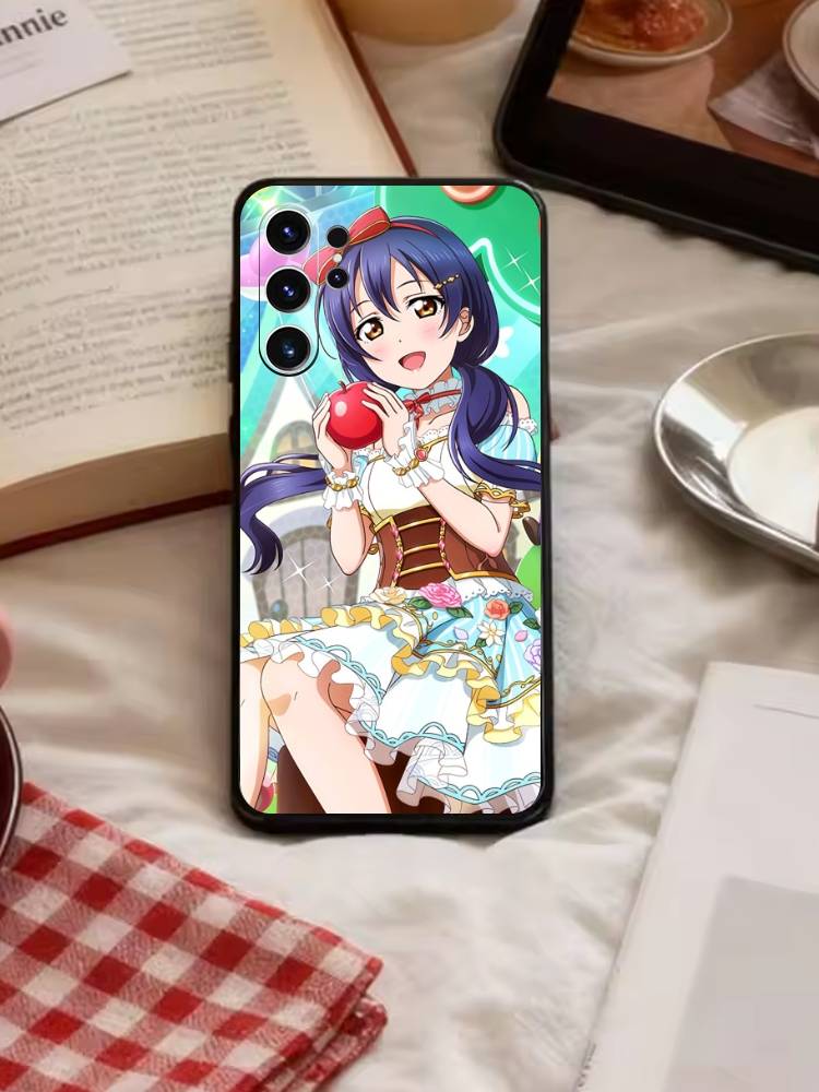 Love Live-Sonoda Umi Phone Case For Samsung S26,S25,S24,S23,S22,S21,S20,Ultra,Plus,FE Black Soft Cover