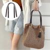 2pcs 60cm PU Leather Bag Strap Handles Shoulder Bags Belt Replacement for Women Tote Handbag Purse Handmade DIY Accessories