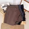 Women's Spring 2024 High-Waist Pleated A-Line Skirt with Drawstring - Fashionable Slim Korean Style Skirt Pants