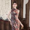 Sleeveless national style, new Chinese Suzhou long cheongsam, improved young 1011 new women's high-end sense, daily wear