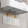 Bathroom Toothbrush Holder and Mouthwash Cup Set with Drainage and Ventilation Holes