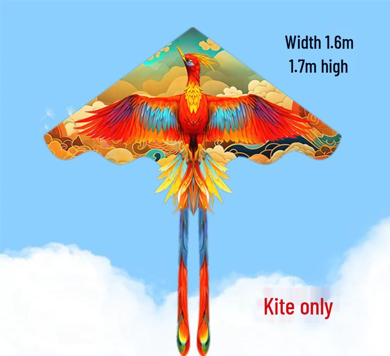 Weifang Auspicious Clouds Phoenix Kite - Easy to Fly in Light Breeze
