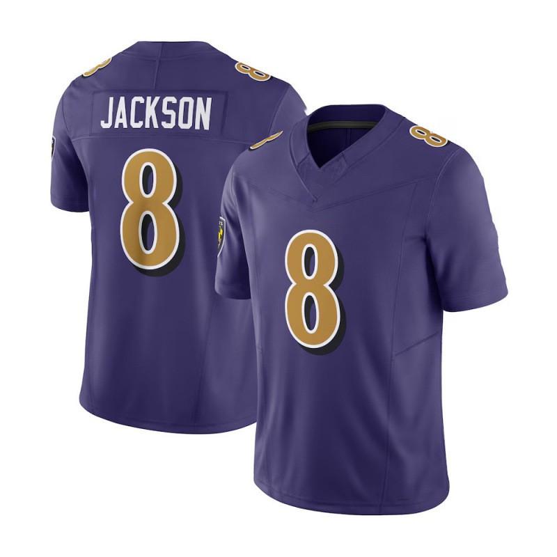 Baltimore Ravens 8 JACKSON 22 HENRY Football Jersey Embroidered Sports Uniform