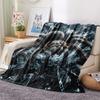 1PC Cute Pets Print Flannel Blanket, High quality All Seasons, Home Decor, Warmth and Comfort, Perfect for Christmas Gifts
