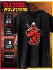 Deadpool Wolverine Print T-shirt