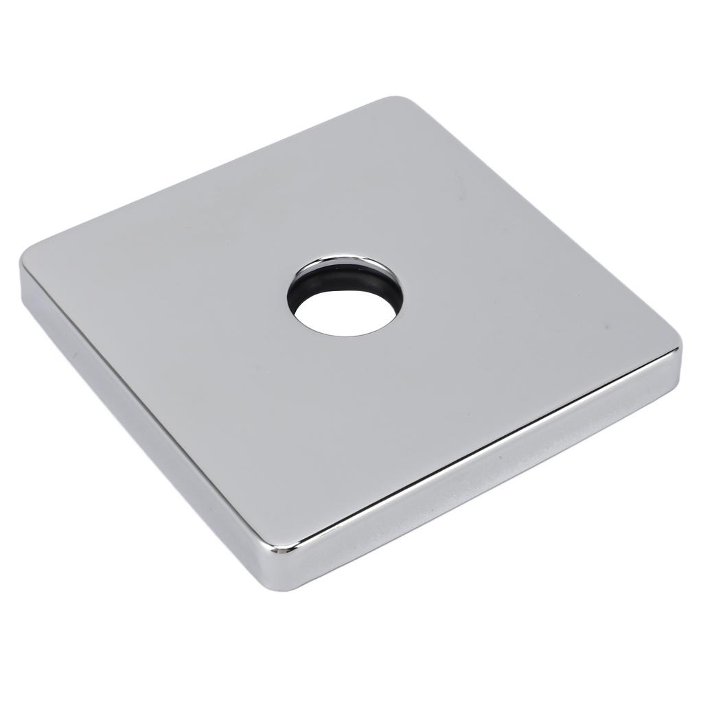 Square Shower Arm Cover Plate Universal Decorative Extra Large Stainless Steel Shower Arm Flange for Bathroom