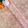 Polyester Lace Star Hollow Women's Wedding & Formal Dresses Fabric