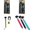 Stainless Steel Section Telescoping Selfie Stick With Bluetooth Remote For Travel Photography