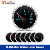 7 Colors Backlight 52mm Voltmeter Fuel Level Water Level Oil Temp Gauge With Warning Light Universal For 12V 24V Boat Car Marine