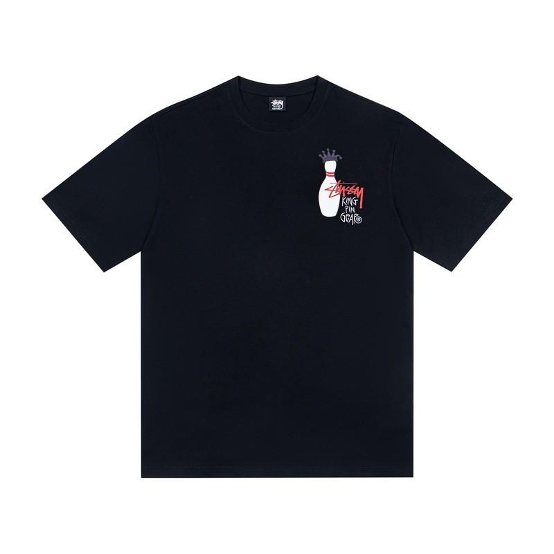 Camiseta de Algodón Unisex de Corte Holgado con Estampado de Letras Camiseta Casual de Manga Corta para Adolescentes y Adultos