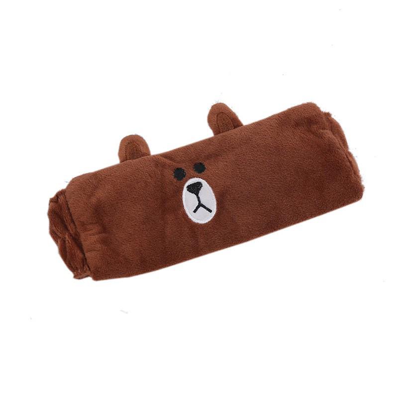 Men's Cute Plush Bear Wide-Brimmed Headband – Non-Slip Hair Band for Face Washing and Masks