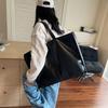 Lazy texture large capacity tote bag simple underarm bag fashionable commuter large bag shoulder women's bag