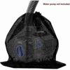 2 Pack Pond Pump Blocking Bags, Industrial Filter Net, for Biological Pond Filter, Black