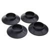4x Tampon Anti-Vibration pour Machine à Laver Rehausseur Tampon Antidérapant Base de Pied de Mise à Niveau pour Meubles pour Maintenir l'Équipement Stable
