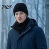 Winter Warm Hat Scarf And Glove Set Thermal Three-piece Set, Thickened Knit Gloves Touch Screen Compatible Kit, Cold Weather Ear Protection