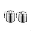 Container with Strainer Oil Storage Bottle Cooking Lid for Coconut Other Liquid