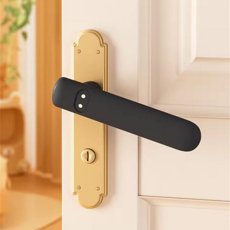 Silicone Door Handle Cover Anti-Slip Anti-Static Doorknob Sleeve Anti Collision Silent Kids Safety Doorknob Protector