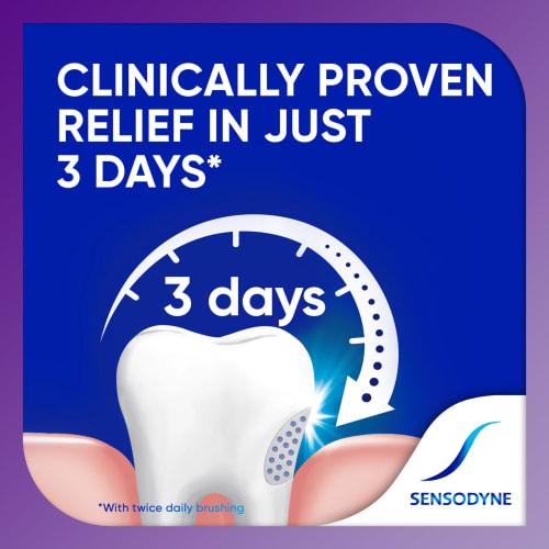 Sensodyne Rapid Relief Sensitivity Toothpaste for Sensitive Teeth, Mint, 3.4 oz
