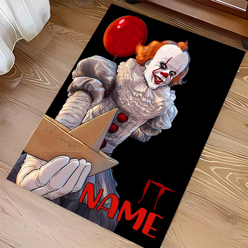 Custom personalization Pennywise the Dancing Clown Print Area Rug - Soft, Washable Non-Slip Indoor Mat,Living Room,Home&Office Decorative Rug