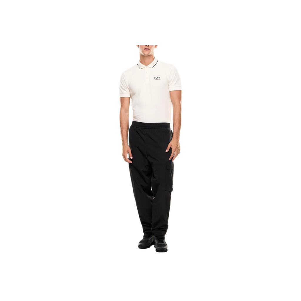 Emporio Armani EA7 Core Identity Series Solid Color Stretch Cotton Pique Short Sleeve Polo Shirt Men tops 8NPF16-PJVUZ-U1105