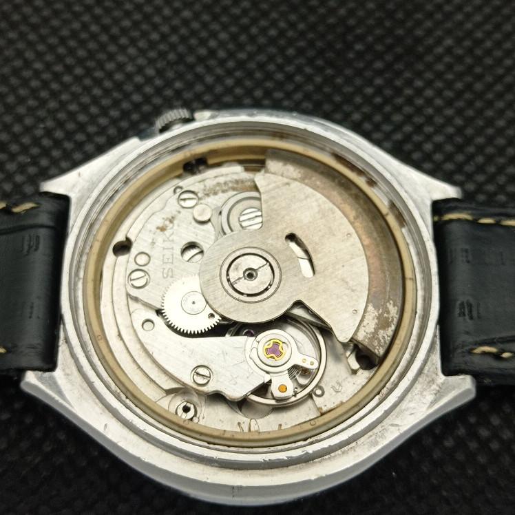 POUŽITÉ VINTAGE SEIKO 5 AUTOMATIC 7009A JAPONSKO PÁNSKÉ D/D BLUE HODINKY 604-a314010-9 SKU604-a314010