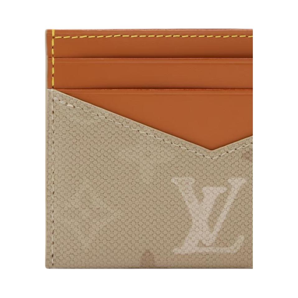 Louis Vuitton Monogram Surplus Coated Canvas Card Holder Men Accessories Beige M29266