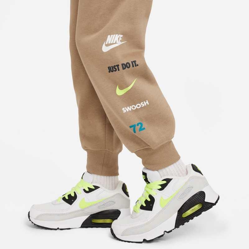 Nike Comfortable Casual Letter Print Pants Kids bottoms Khaki FB9269-247