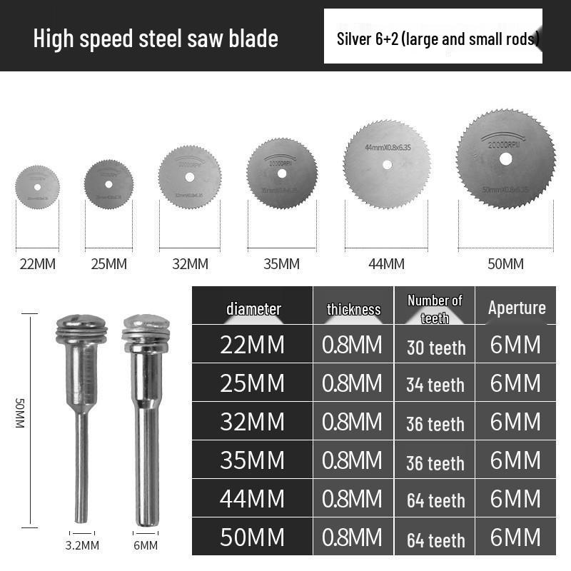 High-Speed Steel Hex Shank Saw Blade Set for Woodworking and PVC Pipe Drilling