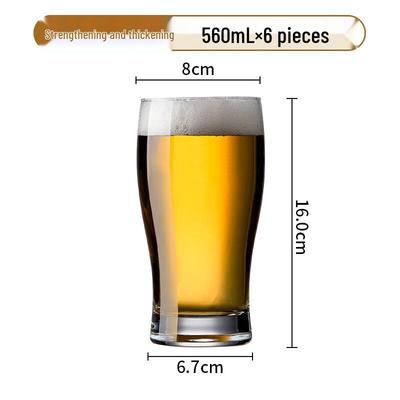 ZISIZ Craft Beer Glasses (6-Pack)