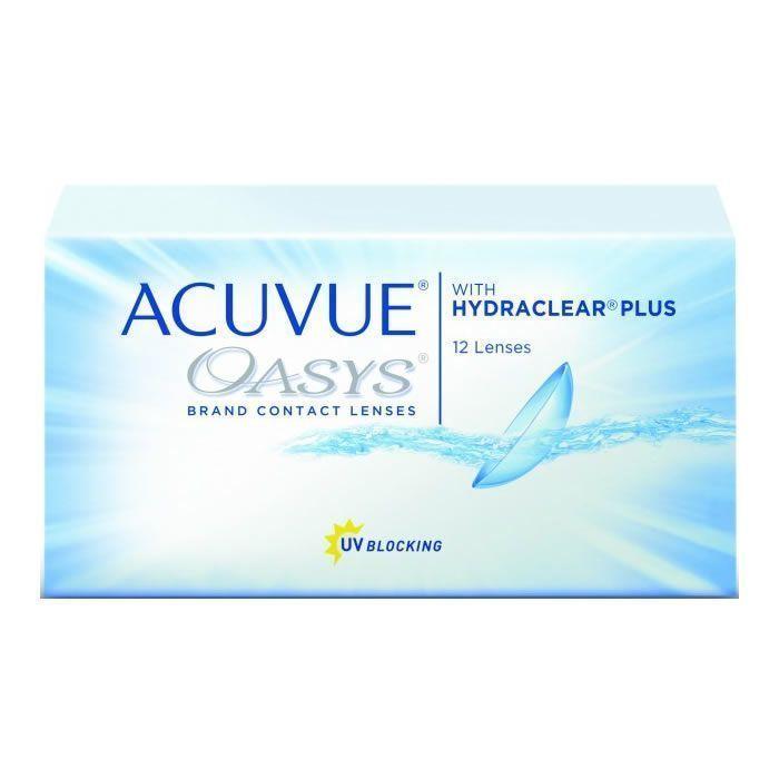 

Acuvue Oasys Hydraclear Contact Lenses 2 Weeks Replacement -5.50 BC/8.4 12 Units