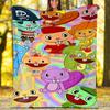 Happy Tree Friends4 printed throw blanket—lightweight,soft,warm;versatile blanket for all seasons—perfect as &air-conditioning throw,nap blanket