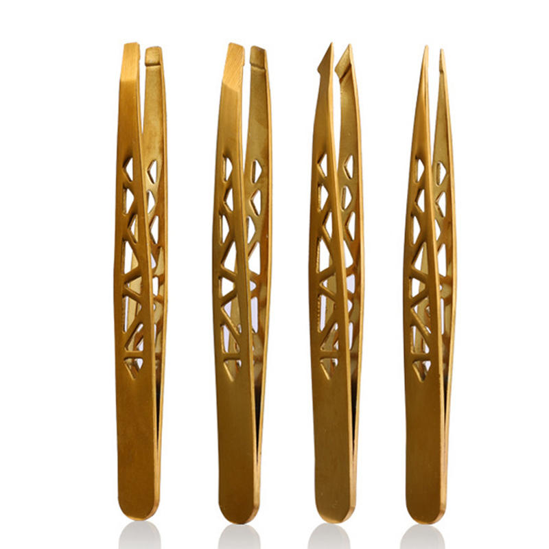 4pcs Eyebrow Tweezers Set - Professional Precision for Brow Shaping, Beard Plucking Amp; False Lash Application,Eyebrow Tool Set