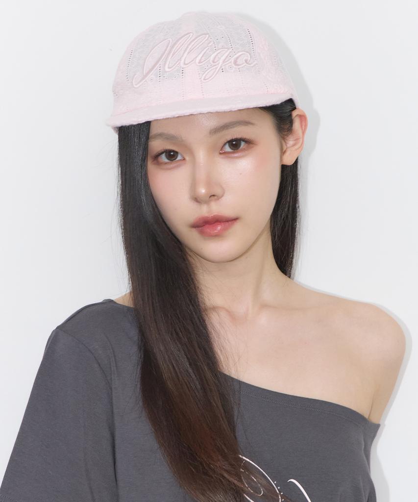 ILLIGO Pure Lace Ball Cap Pink