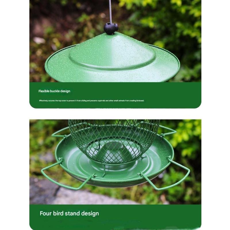 Bird Feeder For Outside Multipurpose Metal Bird Cage Feeder Reusable Feeding Accessories For Home Indoor Outdoor Garden