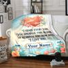 Love Reminds Snuggle Customize Your Name Blanket Soft And Comfortable It'S The Perfect Gift For Family Friends Or Loved Ones Suitable For All Seasons