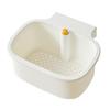 Creative Sink Hanging Strainer Basket 2 In 1 Soap Sponge Storage Shelf  Kitchen Accessories