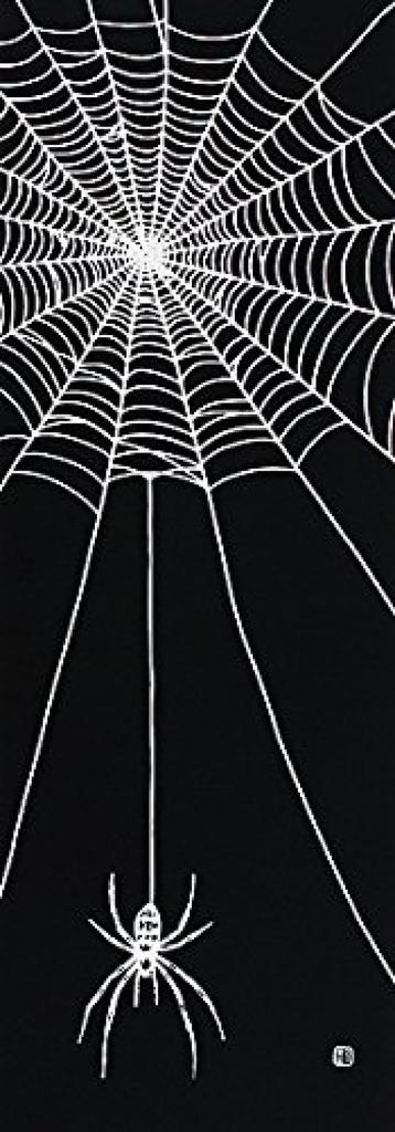 Dyeing Anbo Hand Towel Authentic Dyed Cotton Tokuoka Made in Japan 35cm x 100cm "Spider Black" 100%