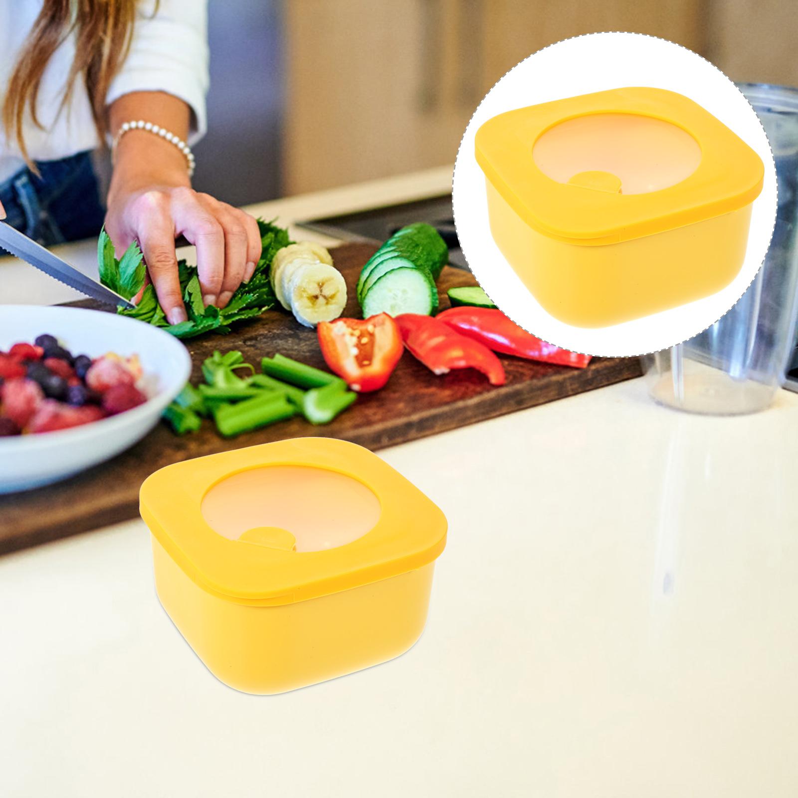 

Хрустящий нарезанный сырный контейнер для холодильника, обед, мясо, холодильник, пищевые контейнеры с крышками, кухонное хранилище, стакан для масла