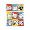 Cupheads And Mugman Blankets Flannel Game Lightweight Thin Throw Blankets for Bed Bedroom Quilt