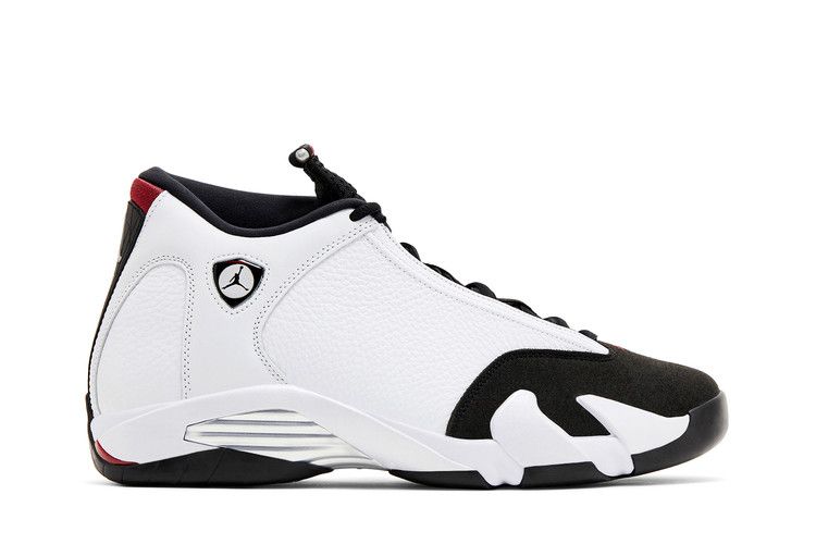 Men's Sneakers Jordan 14 Retro Black Toe (2024) White/Varsity Red/Black/Metallic Silver