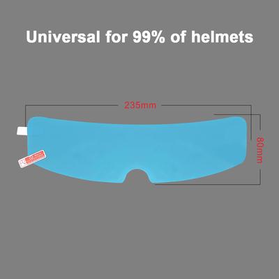 Motorcycle Helmet Waterproof Lens Film, Universal Rain and Fog Protection Film, Transparent Lens