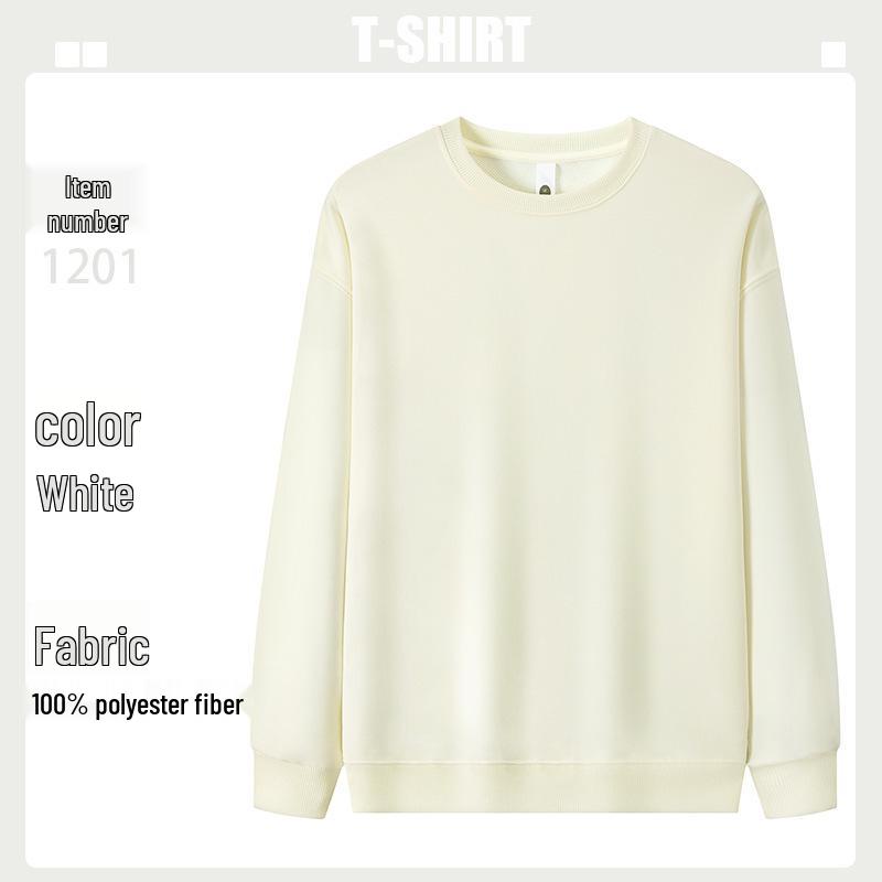 2025 Women's Custom Thick Loose Round Neck Hoodie - Autumn/Winter Fashionable Casual Long Sleeve Workwear Uniform