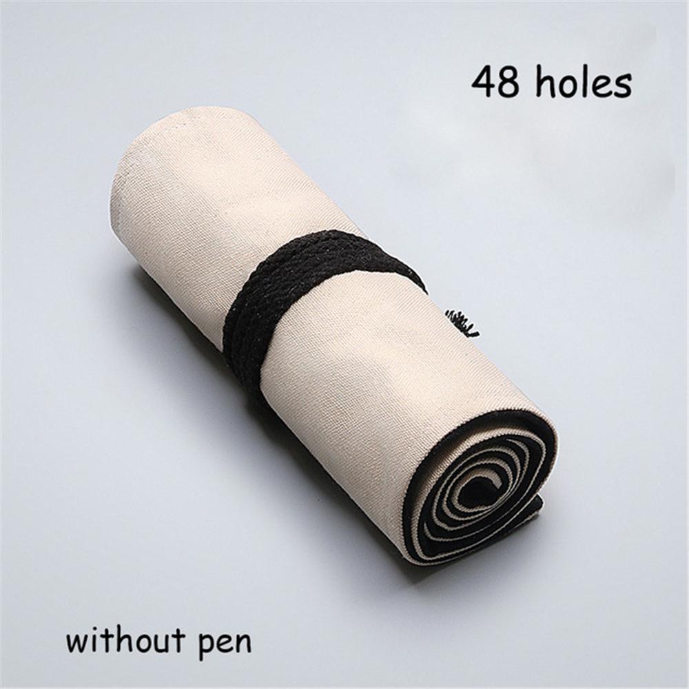 Pouch For Boys Girls Writing Supplies Wrap Roll Up Pencil Case Stationery Pencil Bag Pen Curtain