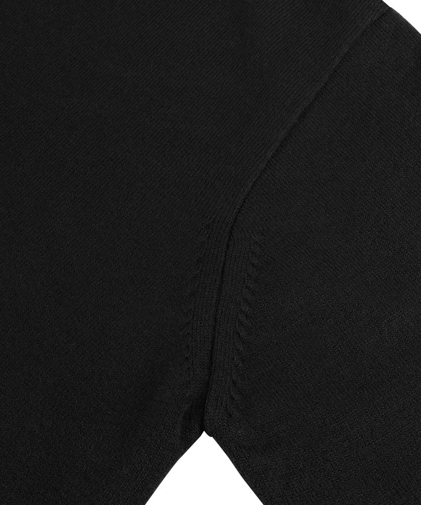 NODU Signature Flower Soft Knit [Black]