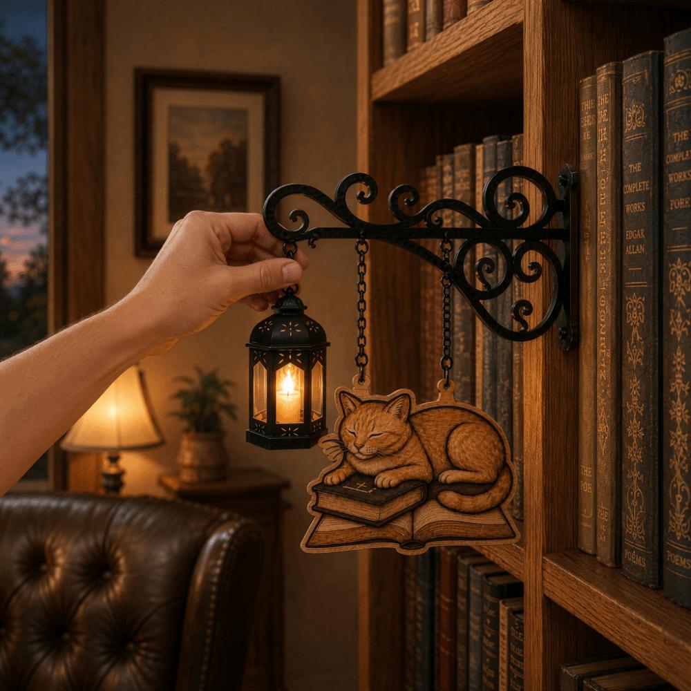 Warm Glow Bookshelf Lighting Vintage Reading Light Fantasy Bookcase Lamp Home Decor