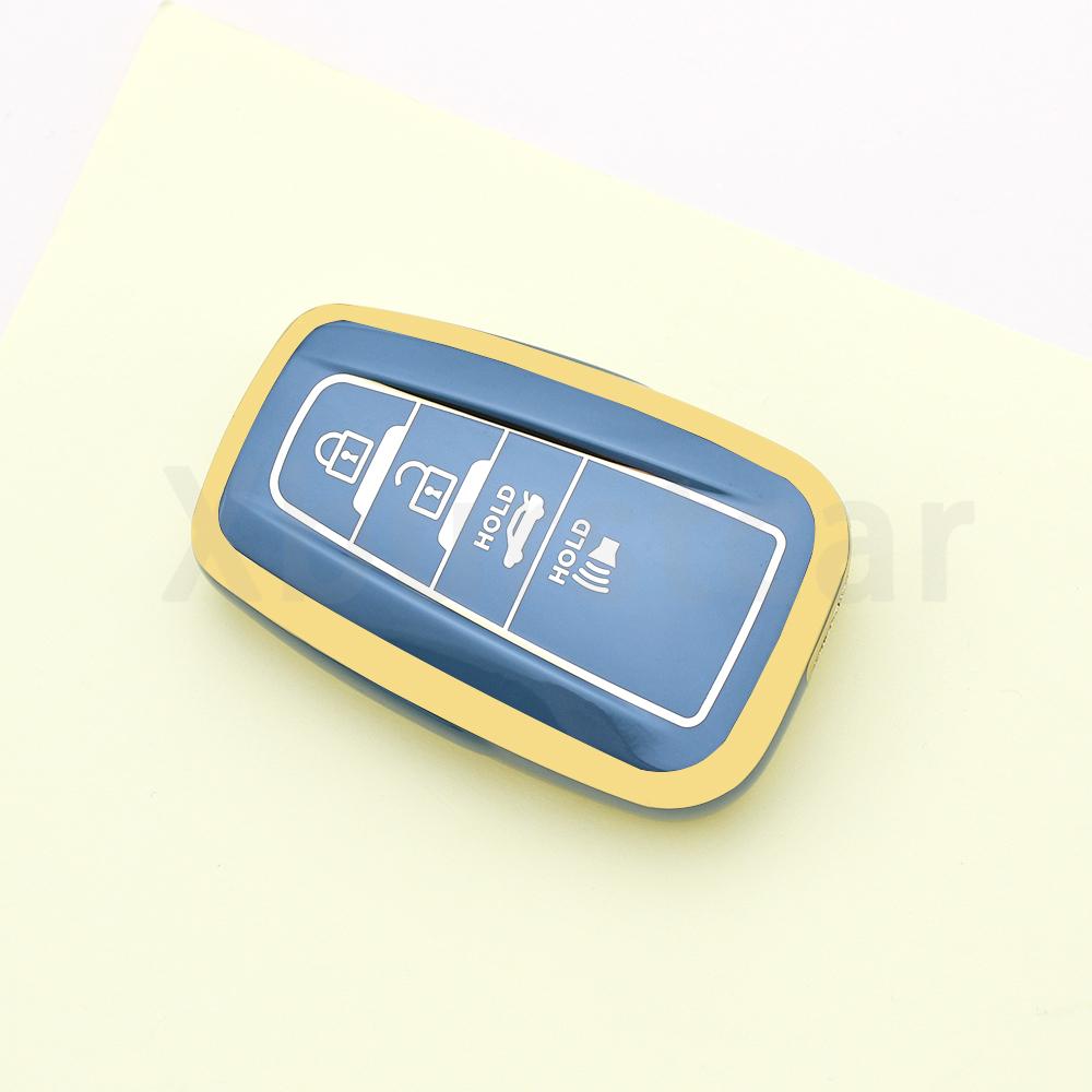 Soft TPU Key Case Keyless Protection Cover  For Toyota Corolla 4Runner Highlander RAV4 Camry Prius Auto Shell Fob Holder Bag