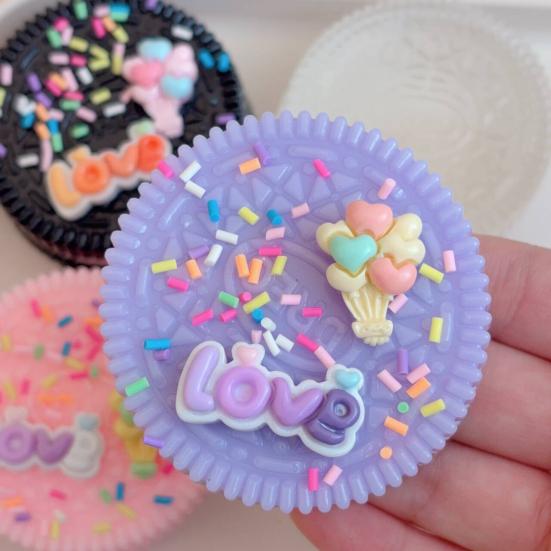 1/2 ks sendvičová hračka na mačkání sušenek, senzorická hračka na mačkání sušenek, děti, teenageři, dospělí, měkká TPR simulace jídla, hračka na mačkání