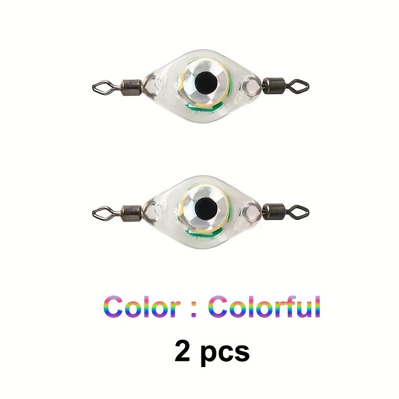 FTK 2/5pcs Fishing Accessories, Double Swivel LED Fish Lure Light Fish Collector (see SKU for Quantity Details)