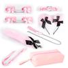 Orirya Collar Human Sm Lead with Anal Plug Tail Handcuffs Adult Goods Fetters Whip Headband Bowknot Ribbon Decoration Adult Goods Restraints for Women