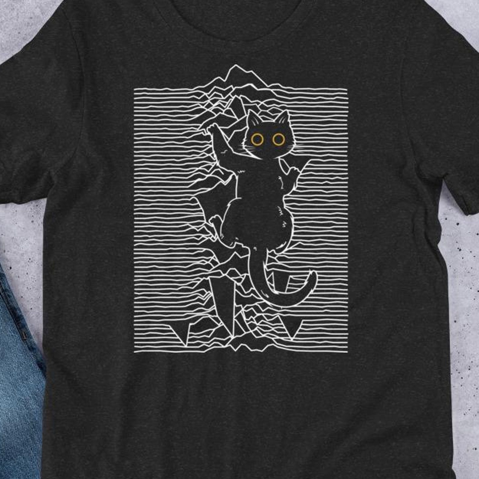 Cats, Joy Division, Parody, Unisex t-shirt S
